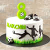 Order Super Kick Football Fondant Cake Online